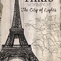 Vintage Travel Poster Paris